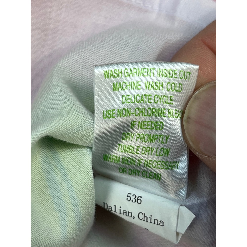 Lilly Pulitzer Floral Rosette Neck Shift Dress Pink Green Girls Size 2 - Picture 4 of 10